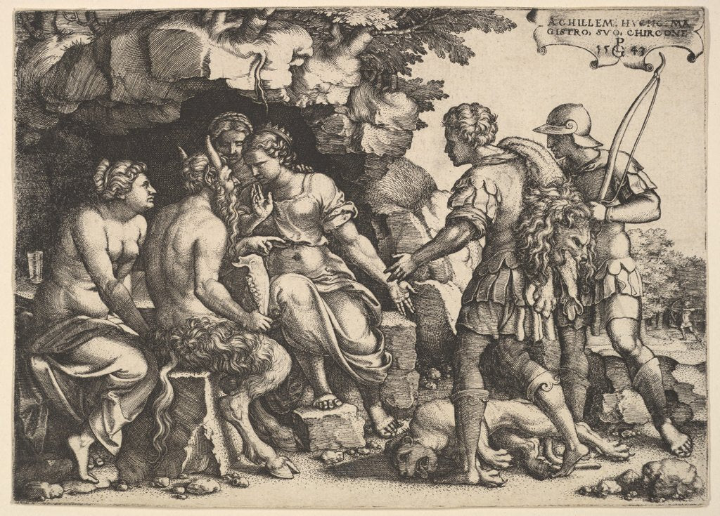 Detail of Thetis and Chiron, 1543 by Georg Pencz