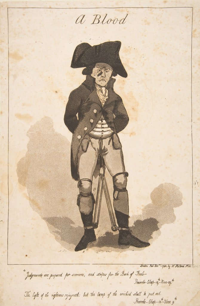 Detail of A Blood, December 1, 1790 by George Moutard Woodward