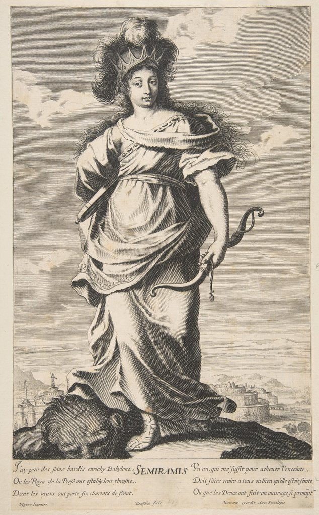Detail of Sémiramis, ca. 1639-40 by Gilles Rousselet/Abraham Bosse