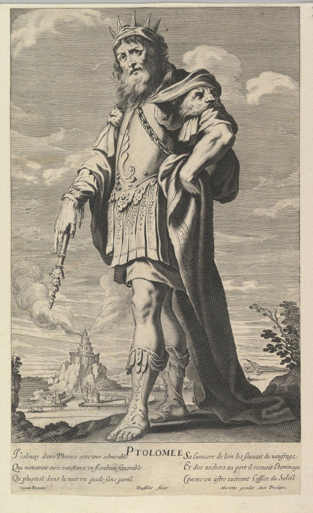 Detail of Ptolémée, ca. 1639-40 by Gilles Rousselet/Abraham Bosse