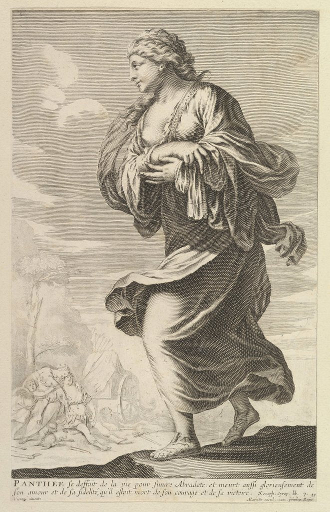 Detail of Panthée, 1647 by Gilles Rousselet/Abraham Bosse