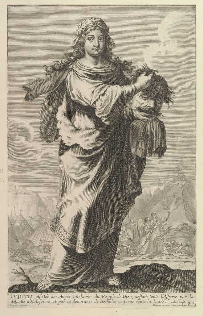 Detail of Judith, 1647 by Gilles Rousselet/Abraham Bosse