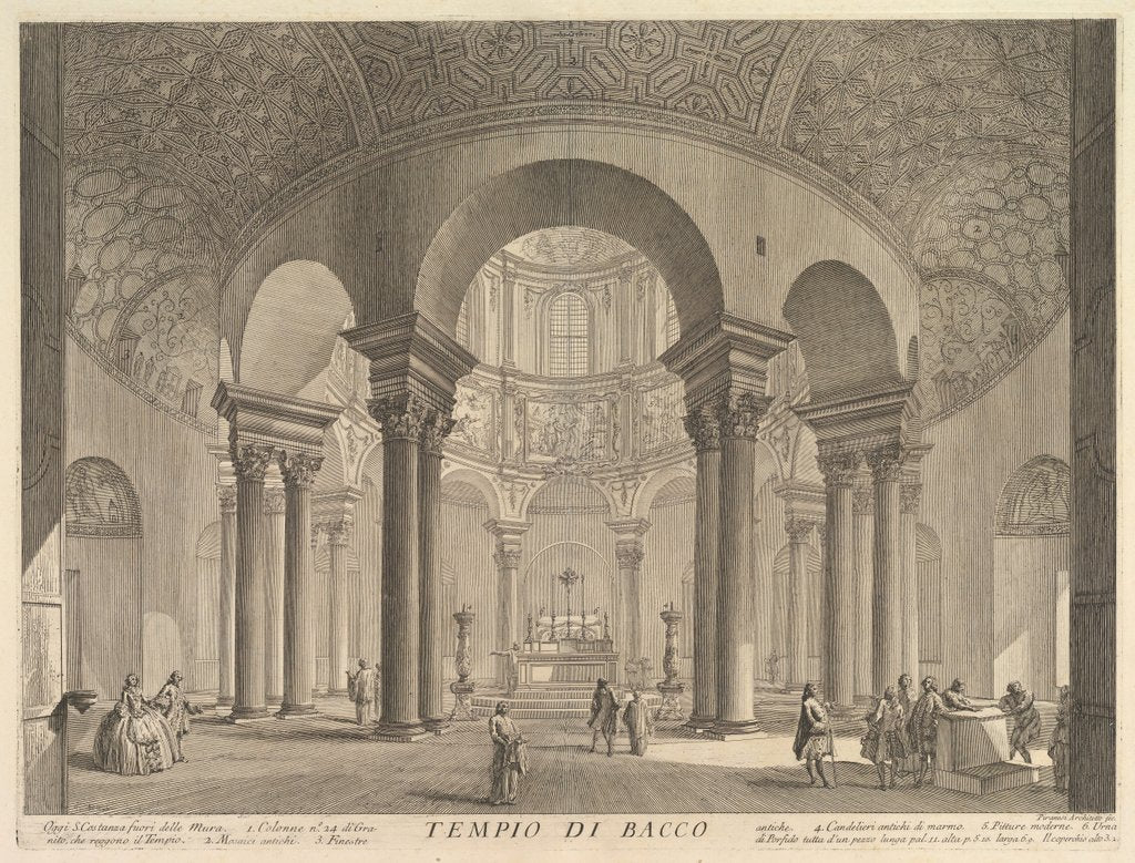 Detail of S. Constanz by Giovanni Battista Piranesi