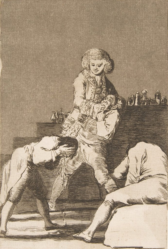 Detail of Plate 33 from 'Los Caprichos':To the Count Palatine, 1799 by Francisco Goya