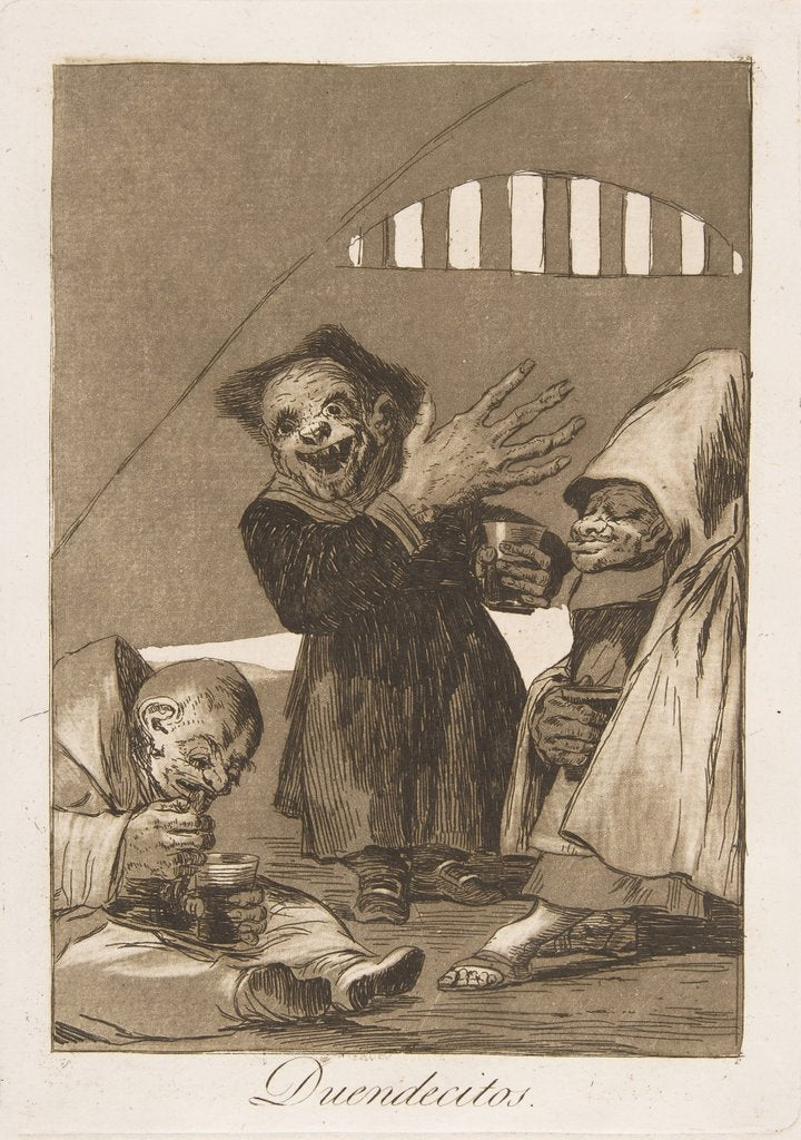 Detail of Plate 49 from 'Los Caprichos': Hobgoblins, 1799 by Francisco Goya
