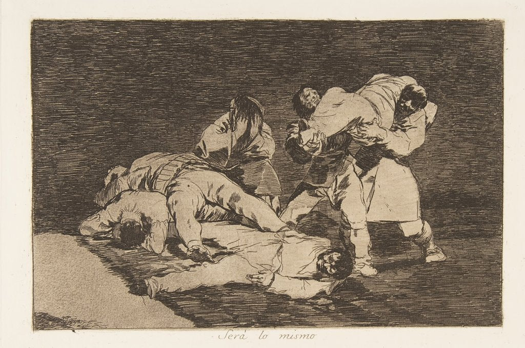 Detail of Plate 21 from 'The Disasters of War': 'It w…, 1810 by Francisco Goya