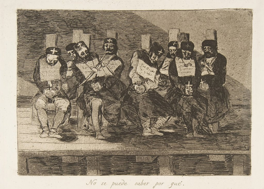 Detail of Plate 35 from 'The Disasters of War': 'One C…, 1810 by Francisco Goya
