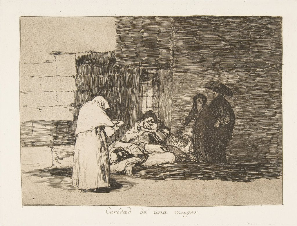 Detail of Plate 49 from 'The Disasters of War': 'A …, 1811-12 by Francisco Goya
