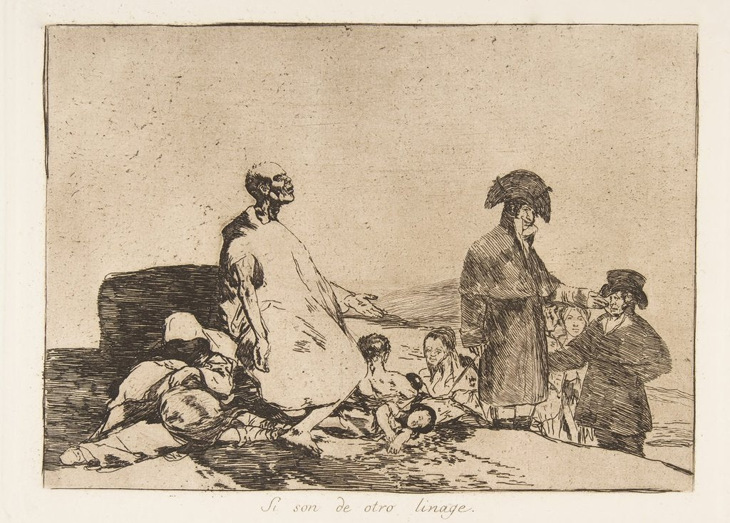 Detail of Plate 61 from 'The Disasters of War': 'Pe…, 1811-12 by Francisco Goya