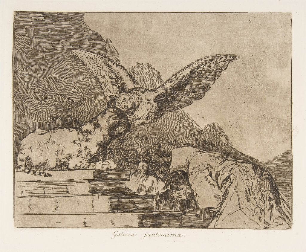 Detail of Plate 73 from 'The Disasters of War' by Francisco Goya