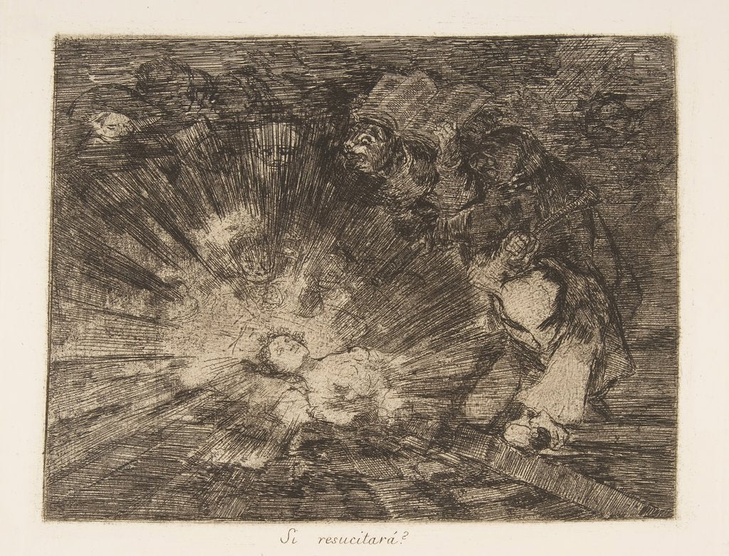 Detail of Plate 80 from 'The Disasters of War': 'Wil…, 1810-20, published 1863 by Francisco Goya