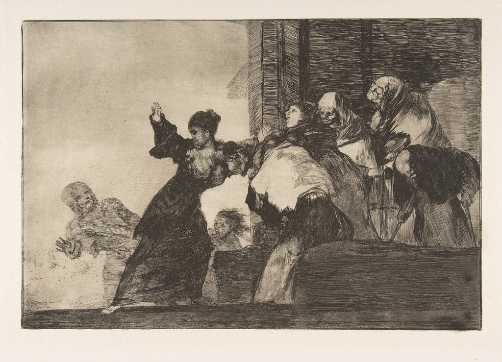 Detail of Plate 11 from the 'Disparates': Poor Folly, ca. 1816-23 by Francisco Goya