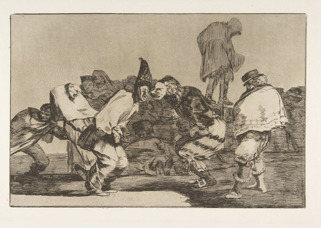 Detail of Plate 14 from the 'Disparates': Carnival Folly, ca. 1816-23 by Francisco Goya