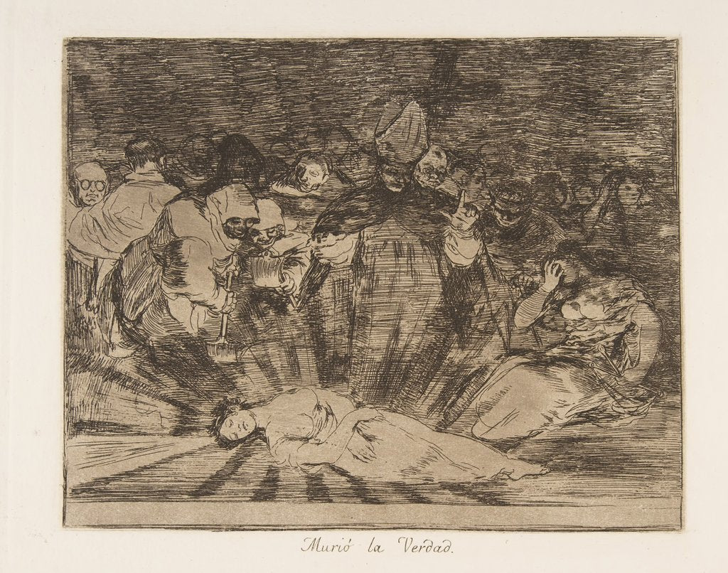 Detail of Plate 79 from 'The Disasters of War' by Francisco Goya