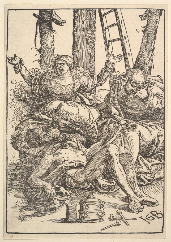 Detail of Lamentation for Christ, 1510 by Hans Baldung