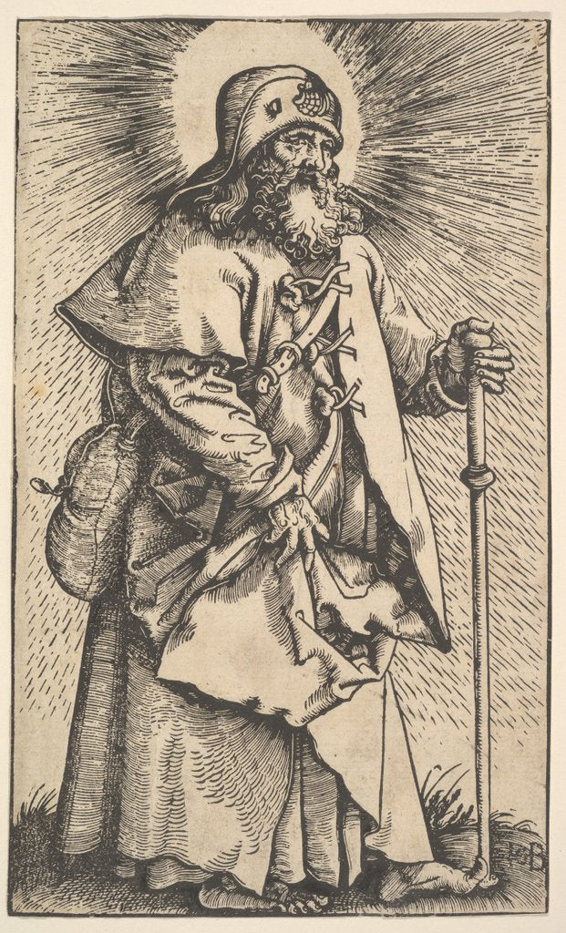 Detail of St. James the Greater from Christ and the Apostles, 1519 by Hans Baldung