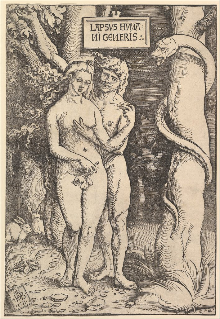 Detail of Adam and Eve, 1511 by Hans Baldung