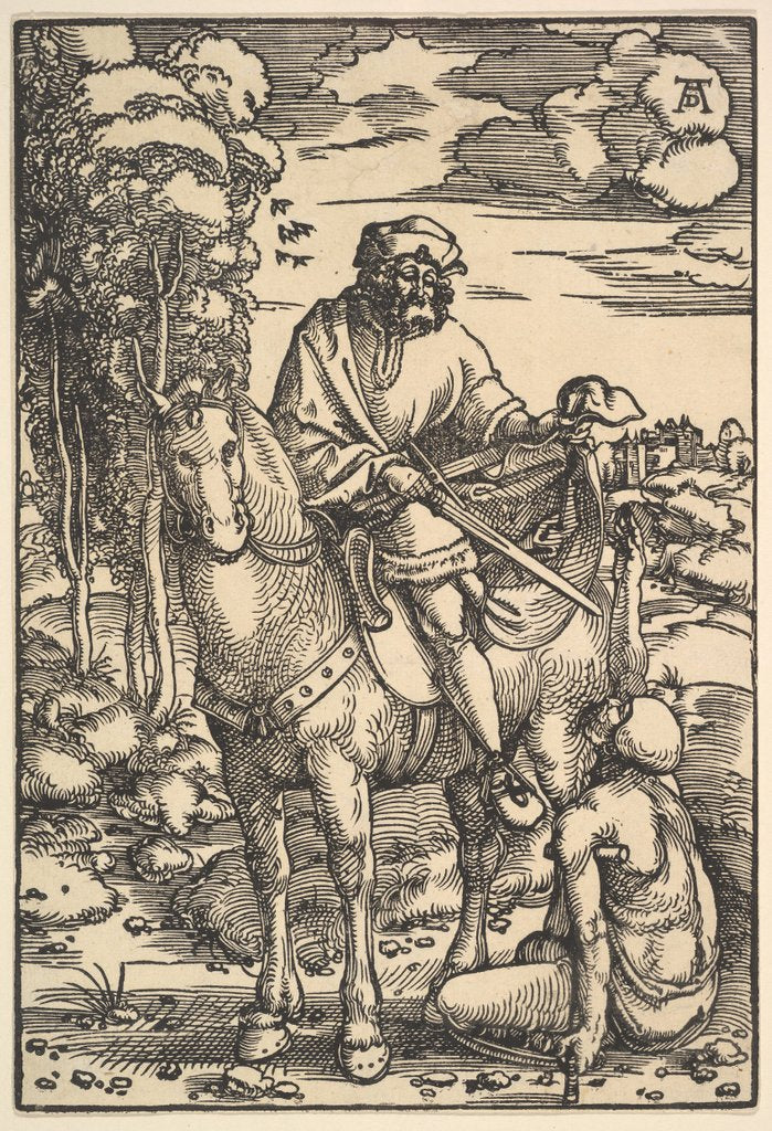 Detail of St. Martin, 16th century by Hans Baldung