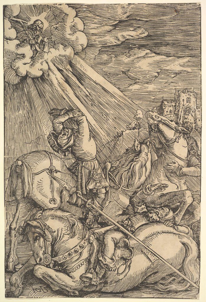 Detail of Conversion of Paul, ca. 1514 by Hans Baldung