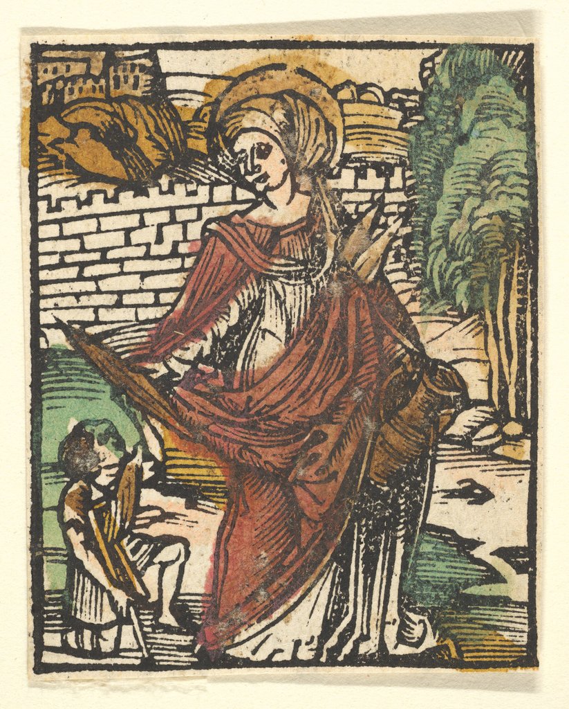 Detail of St. Elizabeth, after 1512 by Unknown