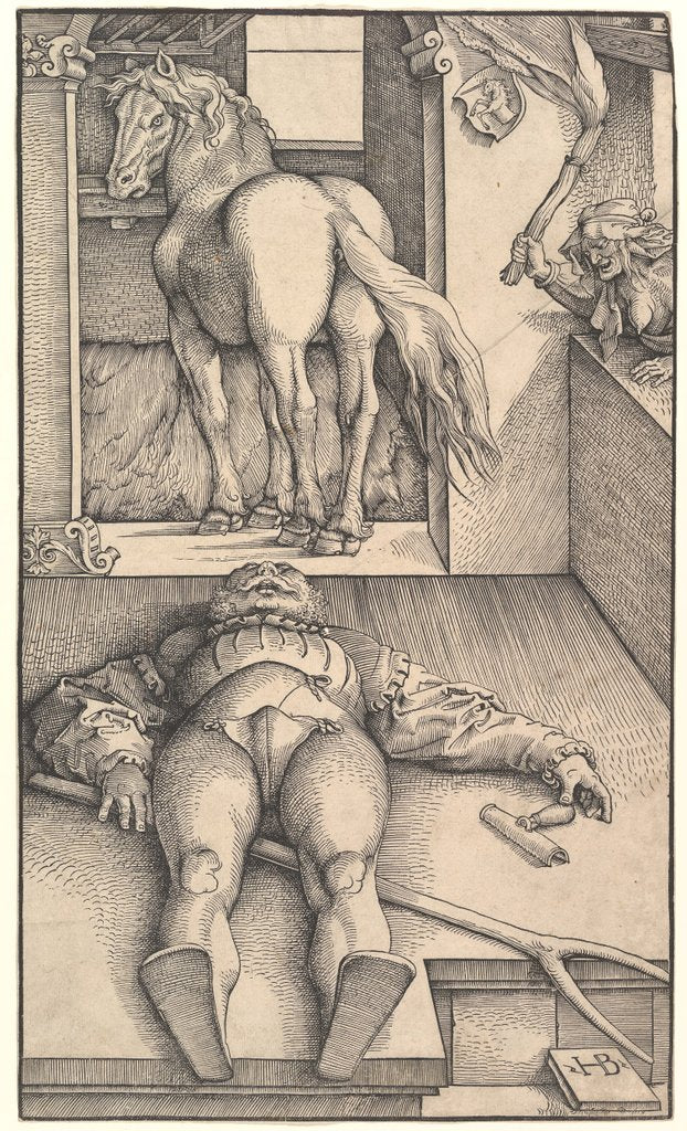 Detail of The Bewitched Groom, ca. 1544 by Hans Baldung