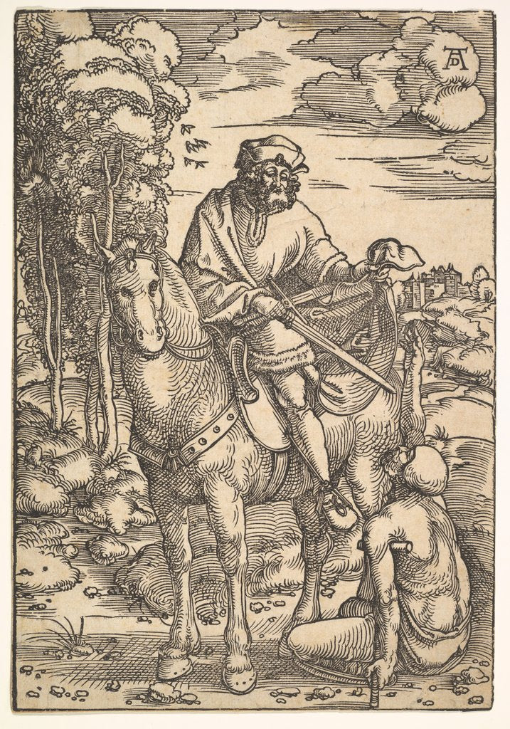 Detail of Saint Martin on Horseback, 15th-16th Century by Hans Baldung