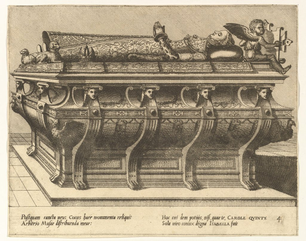 Detail of C?notaphiorum, 1563 by Johannes van Doetecum I/Lucas van Doetecum