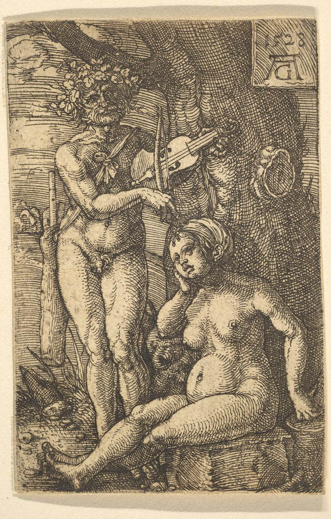 Detail of Orpheus and Eurydice, 1528 by Heinrich Aldegrever
