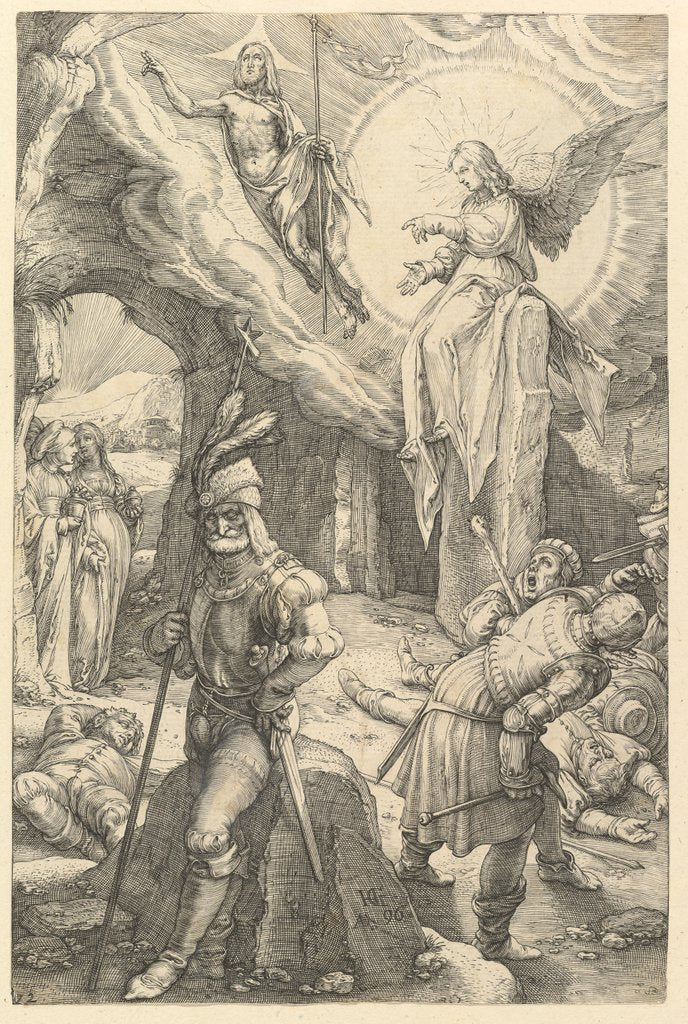 Detail of The Resurrection, from The Passion of Christ, 1596 by Hendrik Goltzius