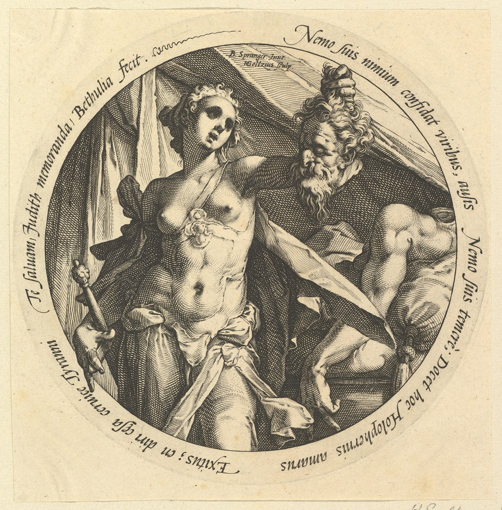 Detail of Judith with the Head of Holofernes, ca. 1585 by Hendrik Goltzius