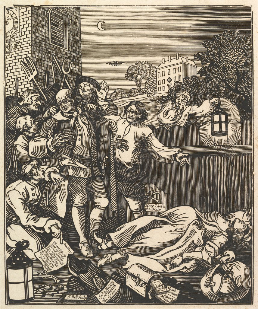 Detail of Cruelty in Perfection, 1790 by J Bell