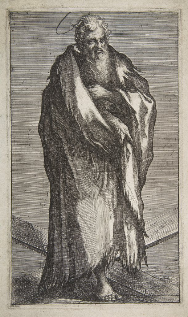 Detail of Saint Andrew, 1595-1616 by Jacques Bellange