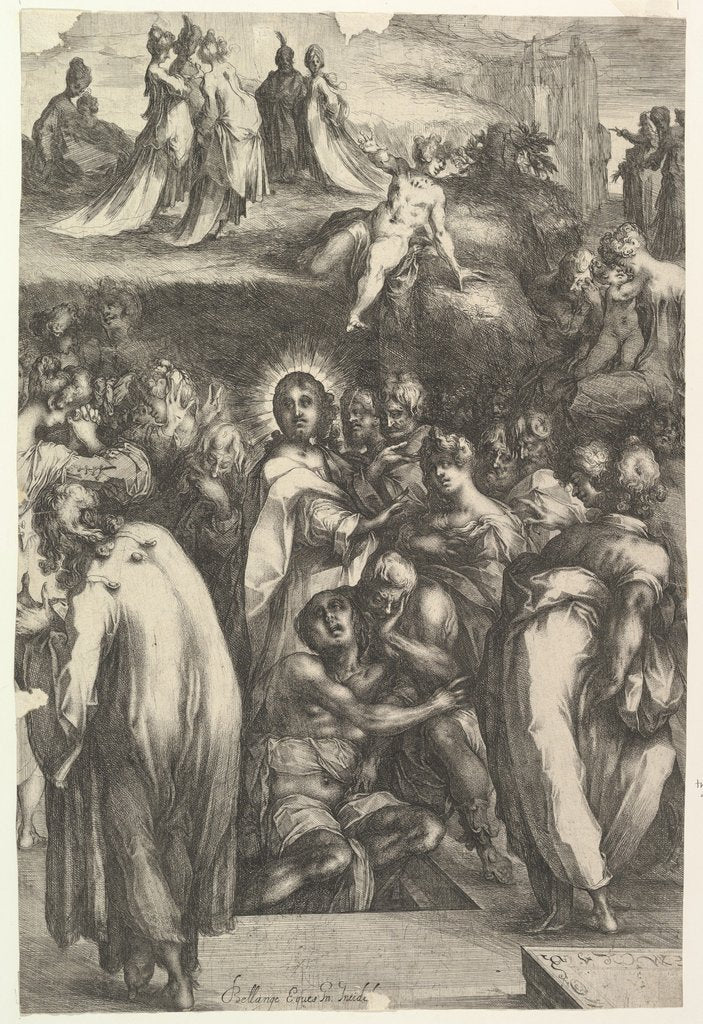 Detail of The Raising of Lazarus, 1595-1616 by Jacques Bellange