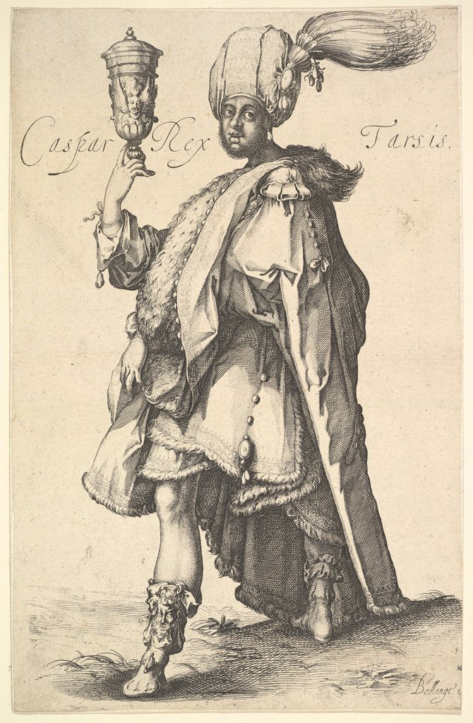 Detail of Caspar, after a series of the three magi by Jacques Bellange by Jacques Bellange