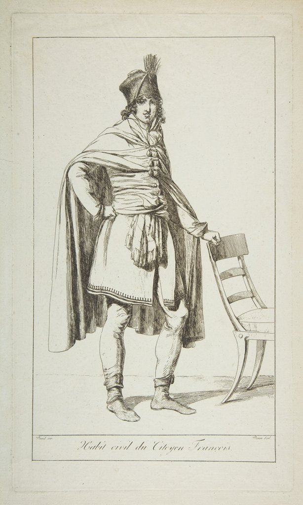 Detail of Civil Garb of the French Citizen, 1794 by Vivant Denon