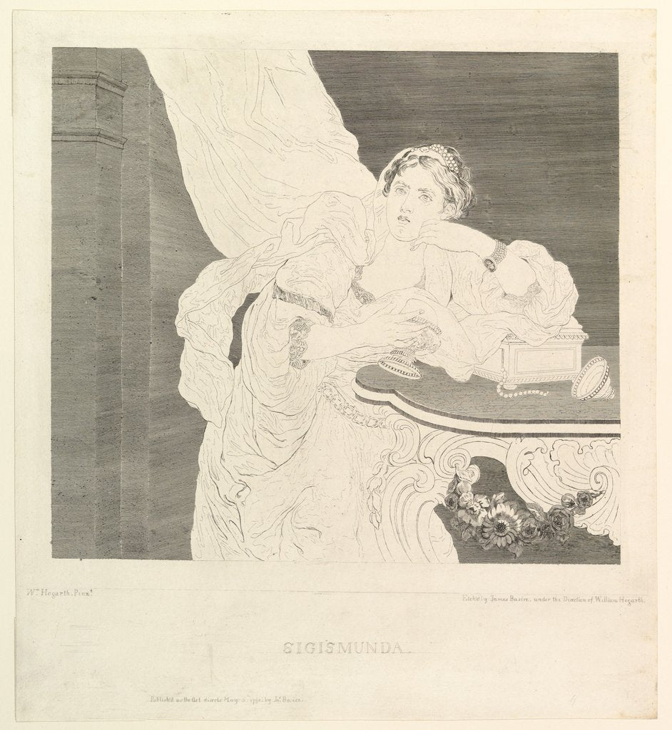 Detail of Sigismunda, May 5, 1790 by James Basire I