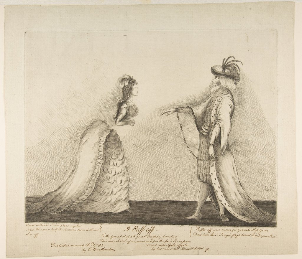 A Puff Off, ca. 1782 by James Sayers