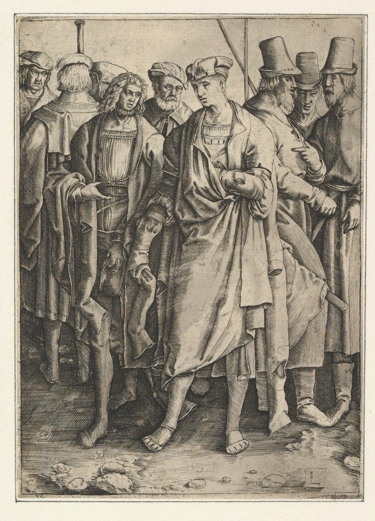 Detail of Group of Armed Men by Jan Muller