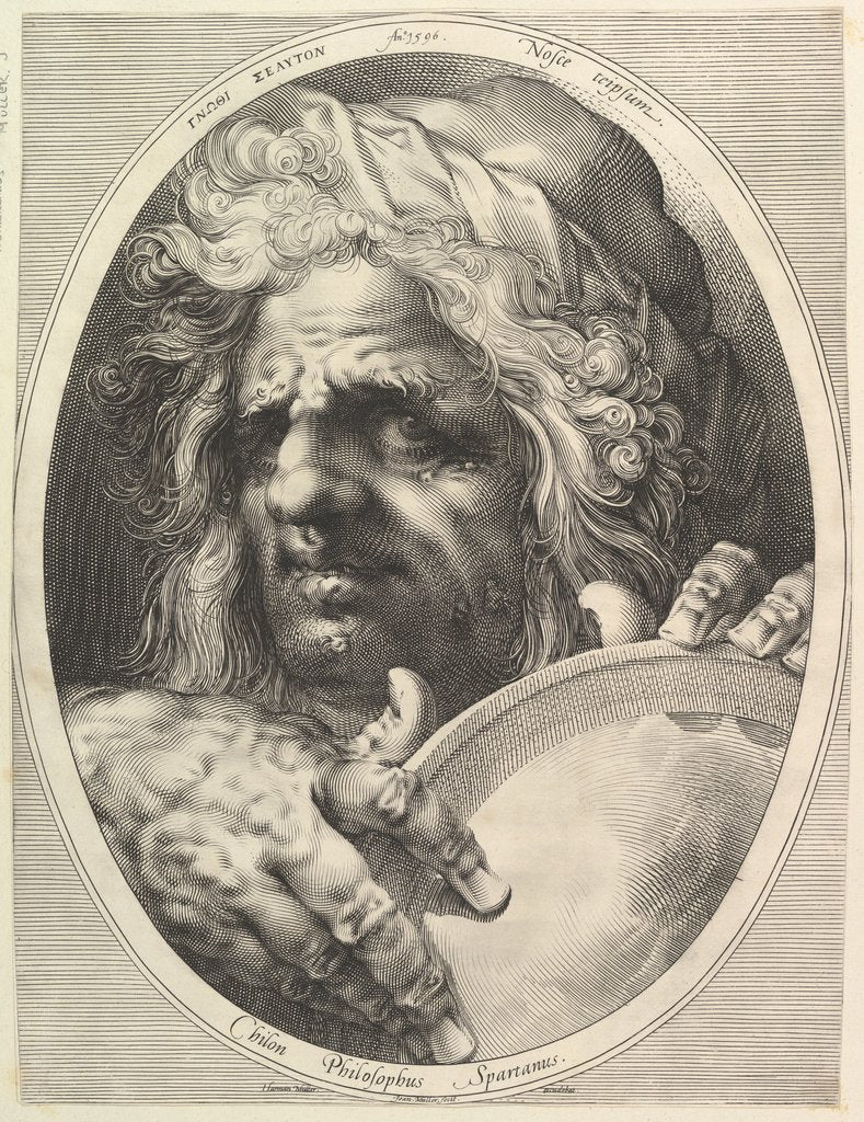 Detail of Chilon, Legislator & Philosopher of Sparta, ca. 1615 by Jan Muller