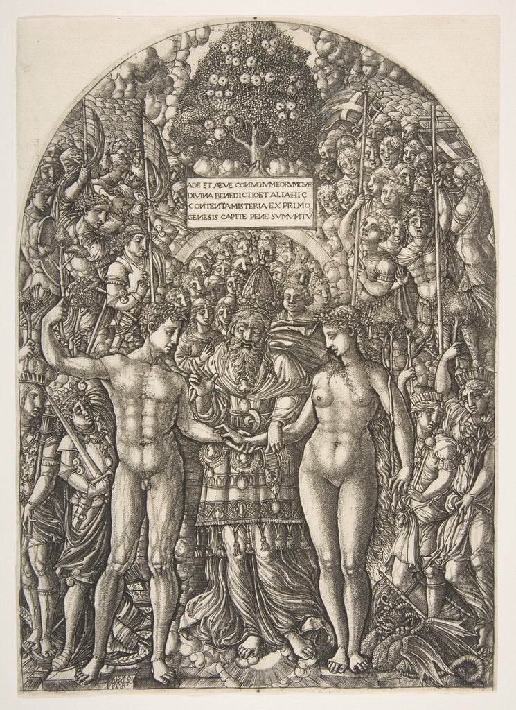 Detail of The Marriage of Adam and Eve, from The Apocalypse, ca. 1540-55 by Jean Duvet