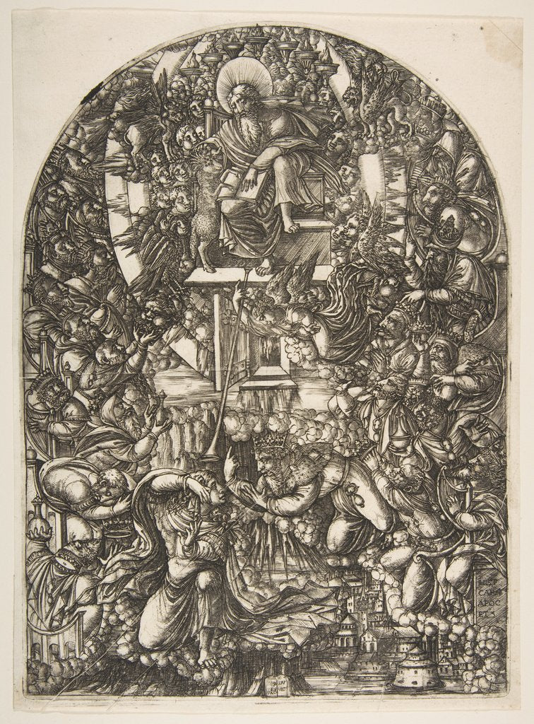Detail of Saint John Summoned to Heaven, from the Apocalypse by Jean Duvet
