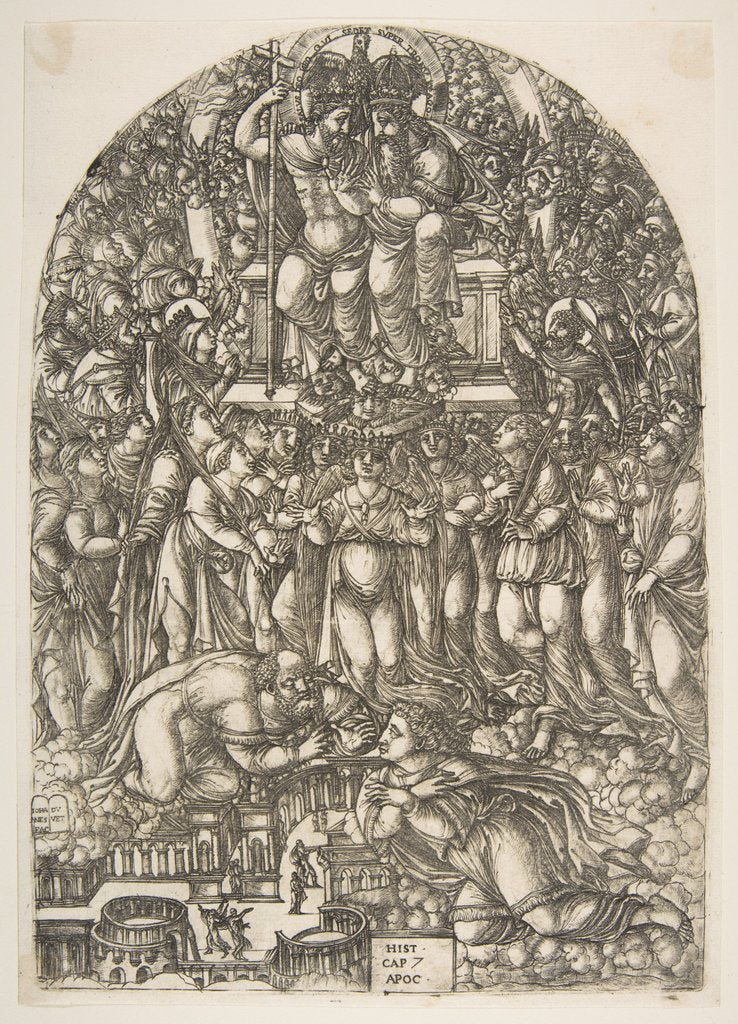 Detail of An innumerable Multitude which Stands before the Throne, from the Apocalypse by Jean Duvet