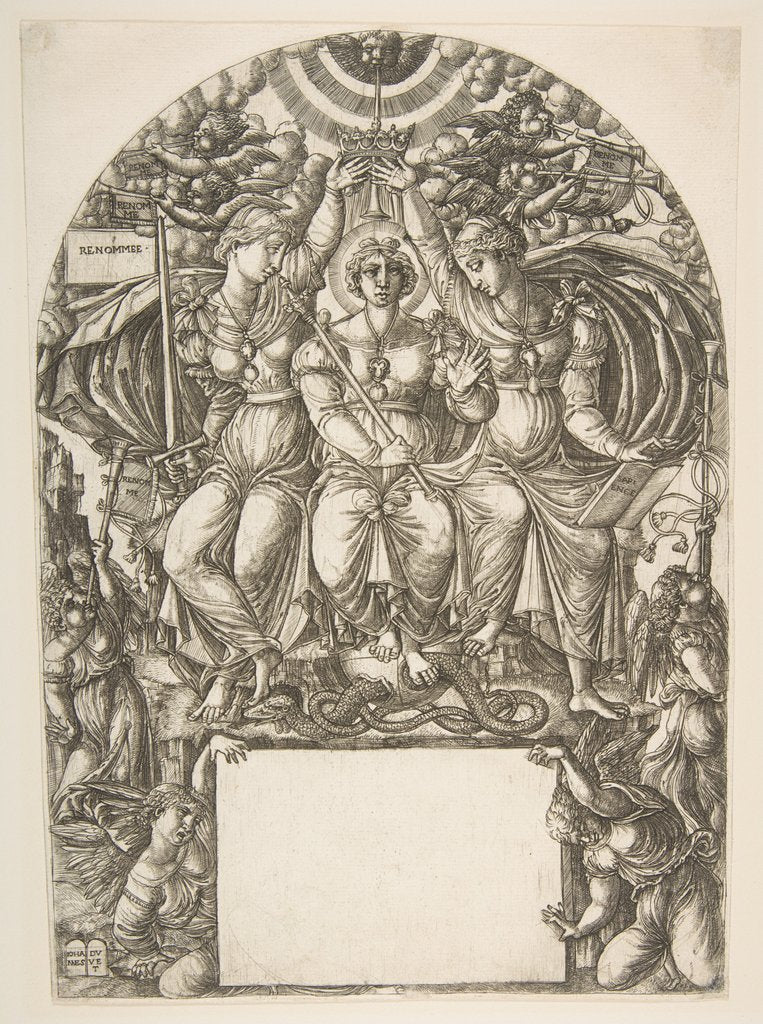 Detail of La Majeste Royale by Jean Duvet