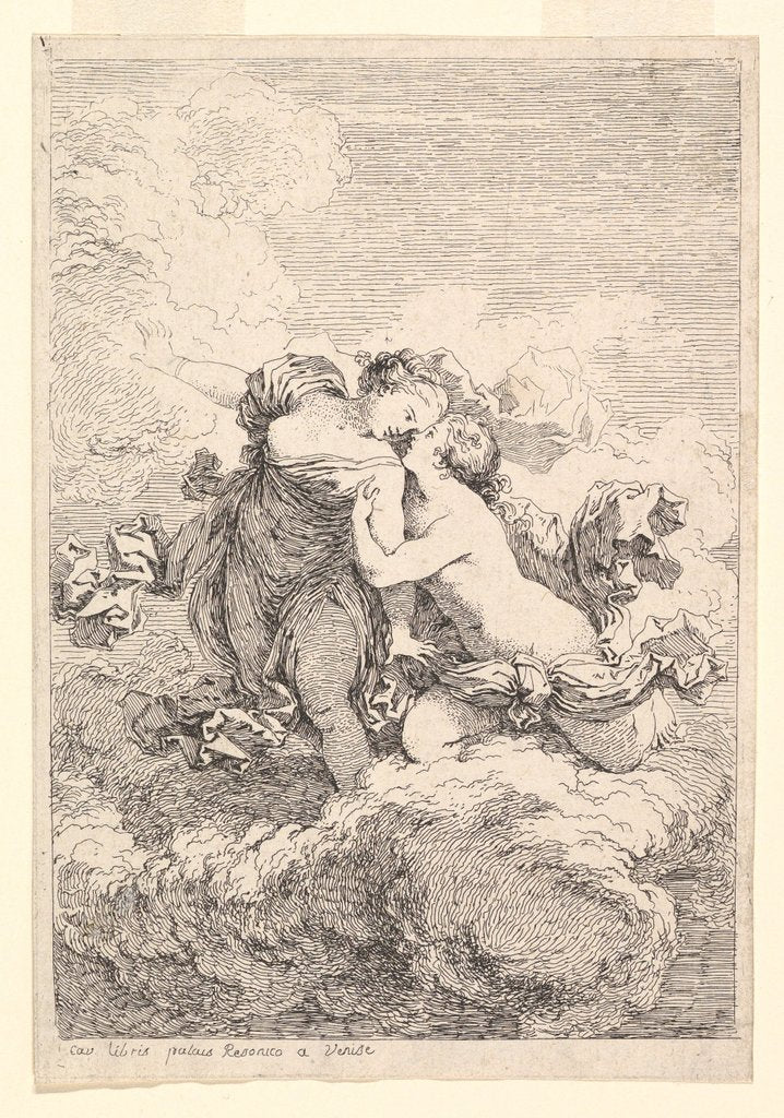 Detail of Mythological Scene, possibly Diana Seducing Callisto, ca. 1764 by Jean-Honore Fragonard