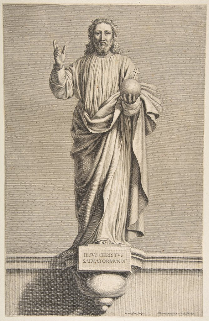 Detail of Jesus Christ by Jean Lenfant