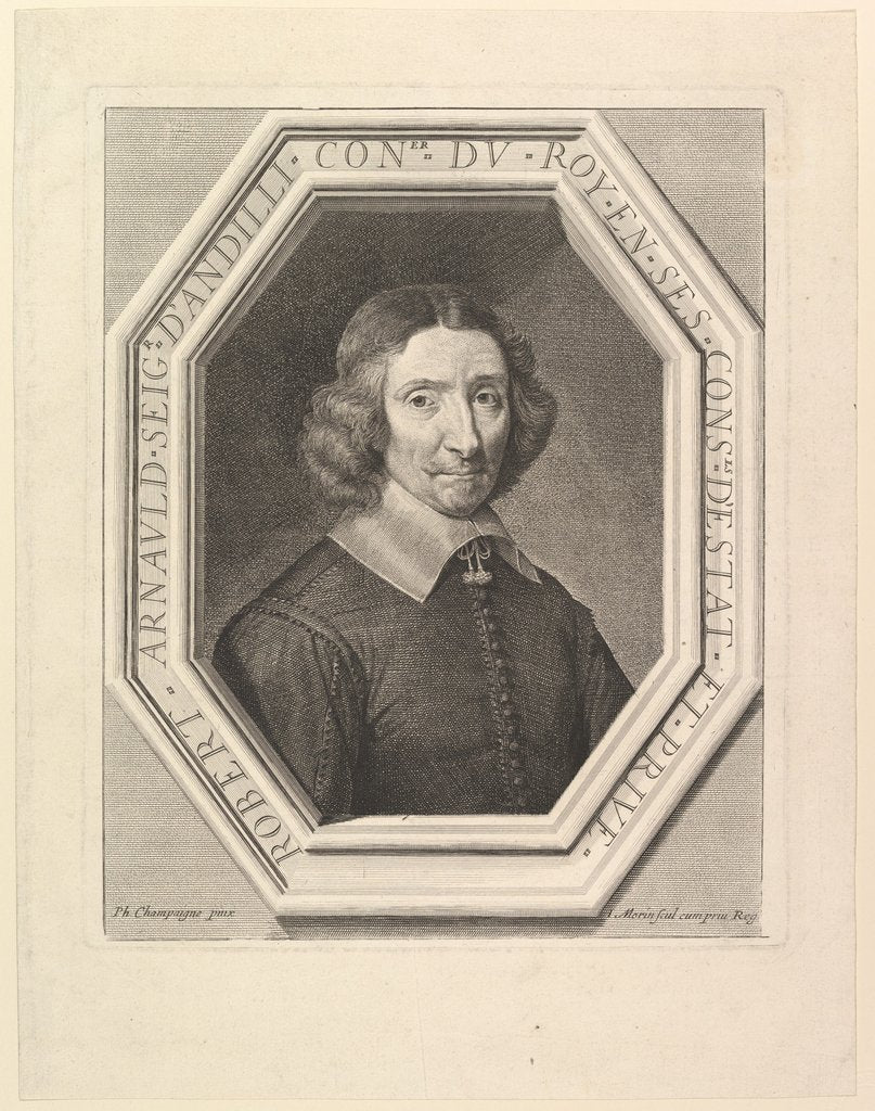 Detail of Robert Arnauld d'Andilly, conseiller du roi by Jean Morin