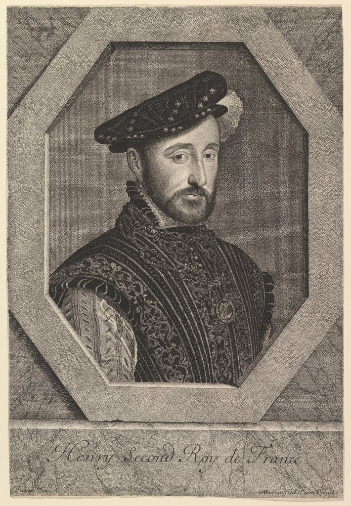 Detail of Henri II, roi de France by Jean Morin