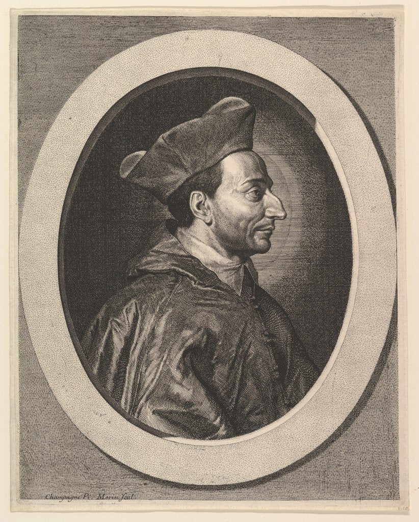 Detail of Saint Charles-Borromee, cardinal et archeveque de Milan by Jean Morin