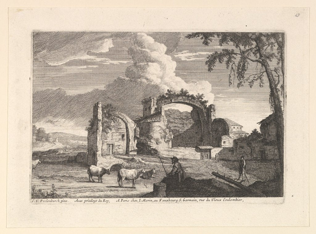 Detail of Le Bouvier Assis by Jean Morin