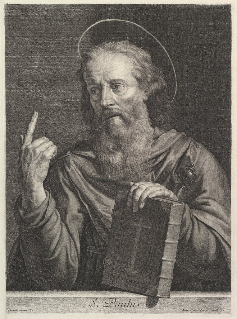 Detail of Saint Paul by Jean Morin